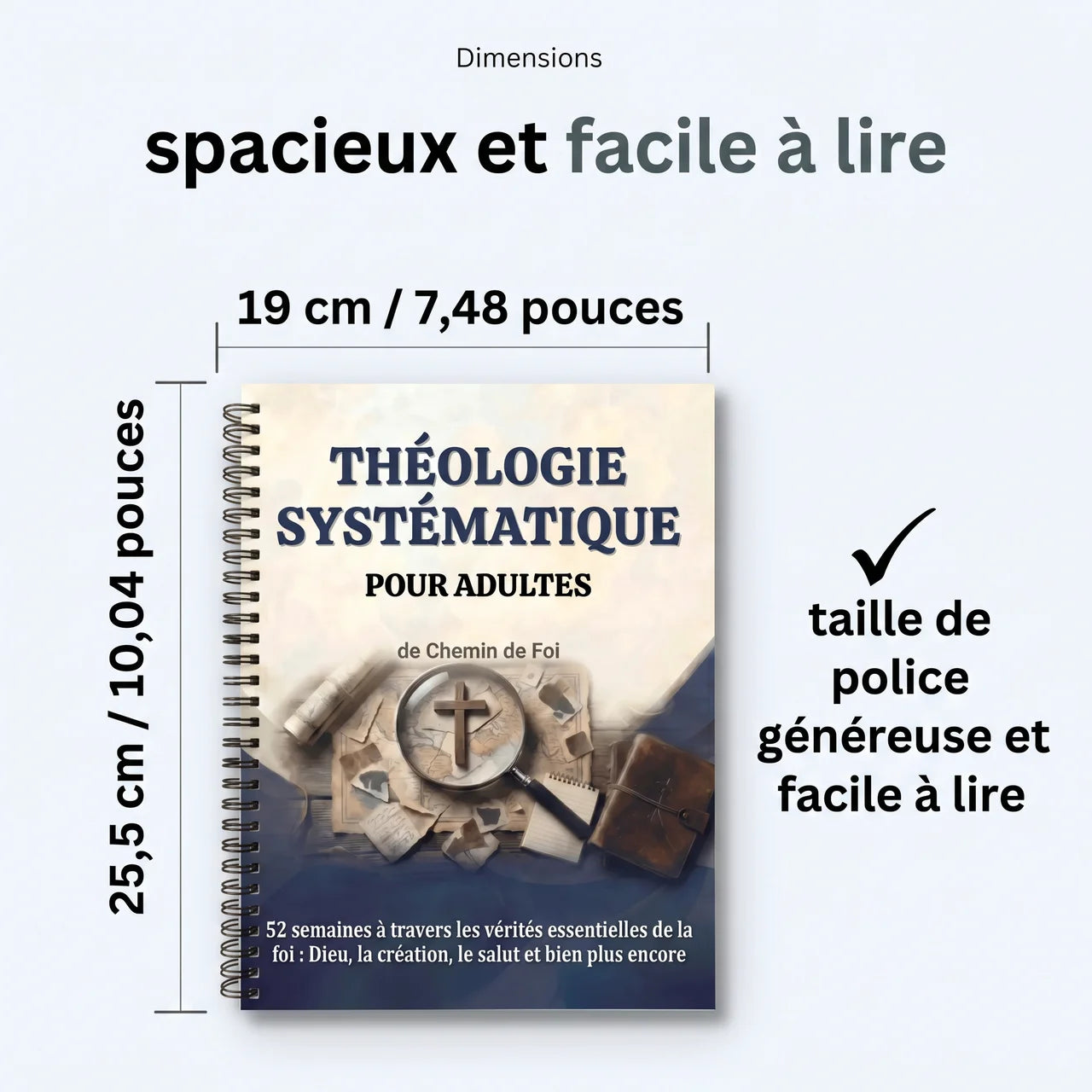 Théologie Systématique : cahier d'activités de 52 semaines pour adultes