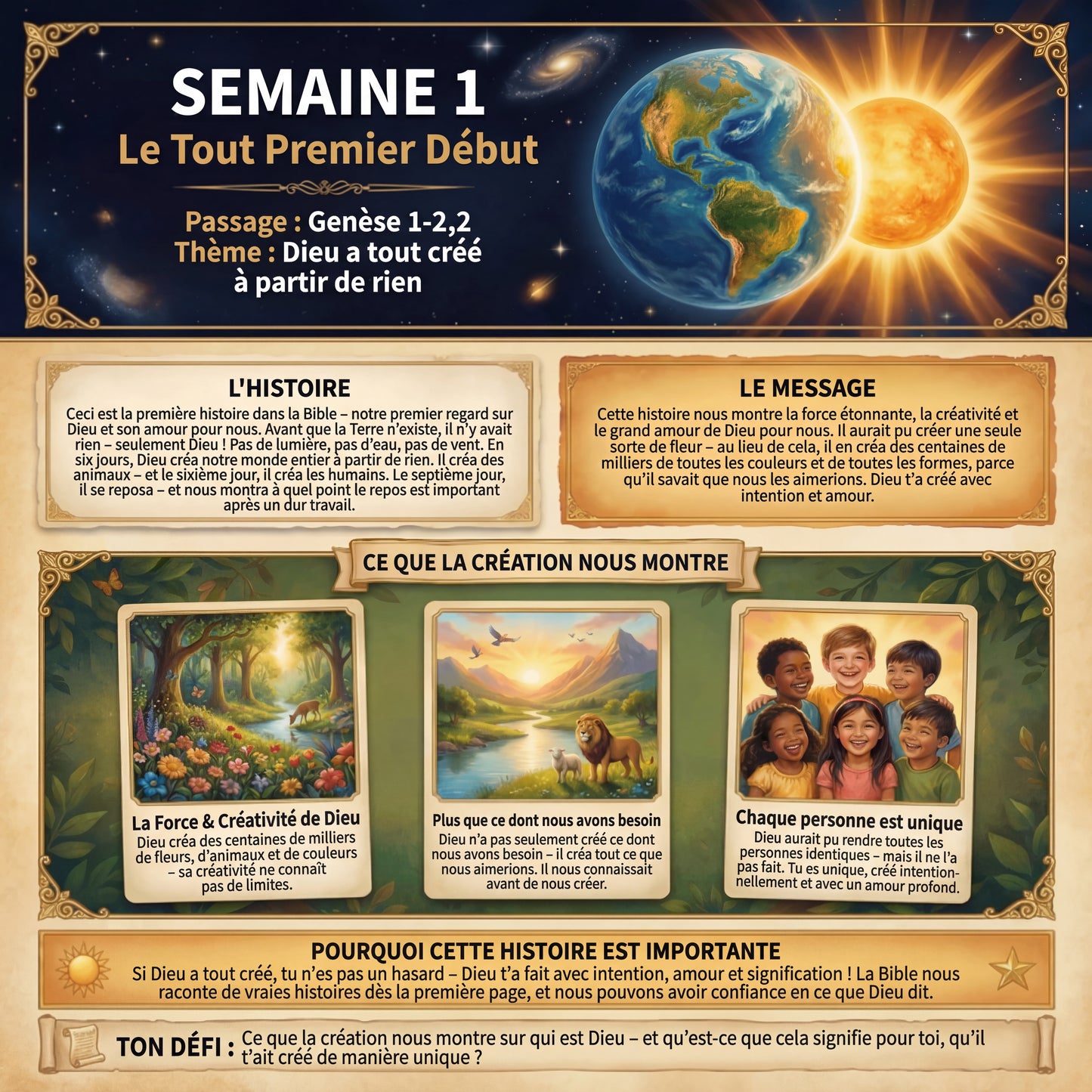 Théologie Systématique : Cahier d'Activités de 52 Semaines pour Enfants