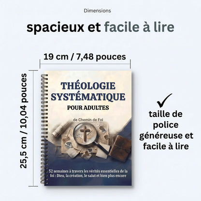 Théologie Systématique : cahier d'activités de 52 semaines pour adultes